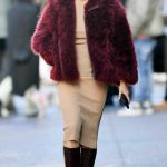 Padma Lakshmi in a Beige Dress Was Seen Out in New York 12/22/2024