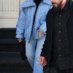 Sabrina Carpenter in a Baby Blue Jacket Goes Shopping in New York City 12/12/2024