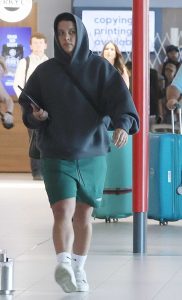 Sam Kerr in a Black Hoodie