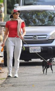 Sarah Silverman in a Red Tee