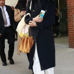 Andie MacDowell in a Black Coat Was Seen Out in New York City 01/21/2025