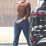 Annabelle Wallis Stops at a Gas Station in Los Angeles 01/03/2025