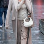 Ashley Roberts in a Beige Outfit Leaves the Global Radio in London 01/15/2025