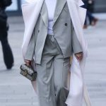 Ashley Roberts in a Grey Pantsuit Was Seen Out in London 01/21/2025