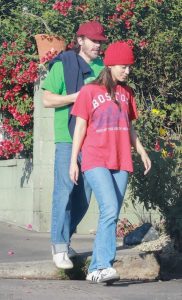 Caylee Cowan in a Red Tee