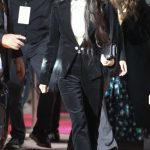 Demi Moore in a Black Pantsuit Arrives at the 36th Annual Palm Springs International Film Awards in Palm Springs 01/03/2025