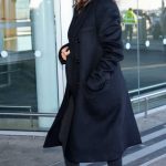 Eva Longoria in a Black Coat Was Seen Out in New York City 01/14/2025