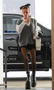 Kate Beckinsale in a Black Creeper Boots