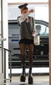 Kate Beckinsale in a Black Creeper Boots