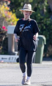 Kathy Griffin in a Black Tee