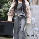 Katya Jones in a Grey Sweatsuit Was Seen Out in Sheffield 01/21/2025