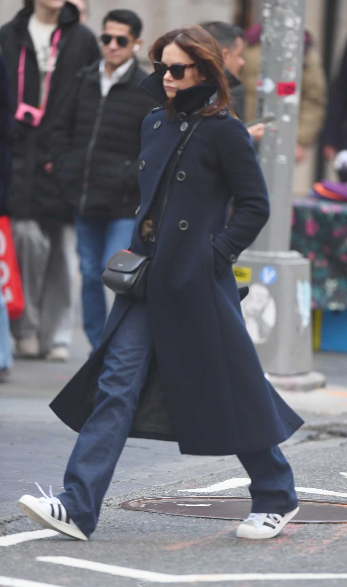 Ruth Wilson in a Black Coat