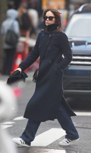 Ruth Wilson in a Black Coat