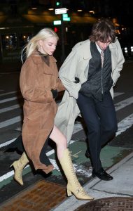 Anya Taylor-Joy in a Tan Trench Coat