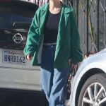 Joey King in a Green Jacket Heading to Breakfast in Los Angeles 02/23/2025