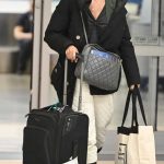 Sarah Jessica Parker in a Black Jacket Touches Down at JFK Airport in New York City 02/05/2025