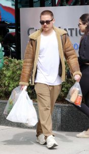 Dylan Sprouse in a Beige Pants