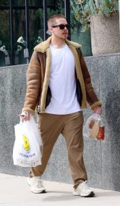 Dylan Sprouse in a Beige Pants