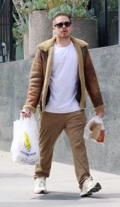 Dylan Sprouse in a Beige Pants