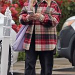 Hilary Duff in a Plaid Shirt Jacket Was Seen Out in Studio City 03/14/2025