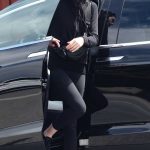 Krysten Ritter in a Black Leggings Was Seen Out in Los Angeles 04/25/2025
