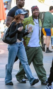 Madelaine Petsch in a Blue Jeans