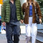 Robert Pattinson in a Green Jacket Was Seen Out with Suki Waterhouse in New York 04/21/2025