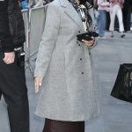 Sandra Lee in a Grey Coat Arrives at NBC’s Today Show in New York  04/17/2025
