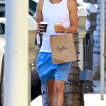 Timothee Chalamet in a White Tank Top Grabs Breakfast in Beverly Hills 04/15/2025