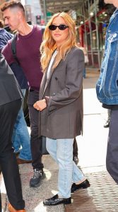 Ashley Tisdale in a Brown Blazer