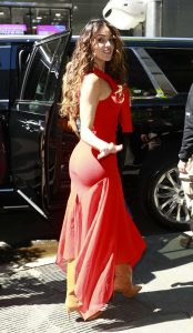 Eiza Gonzalez in a Red Dress