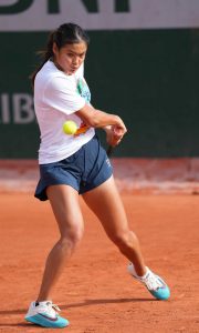 Emma Raducanu in a White Tee