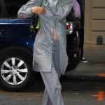Gigi Hadid in a Grey Ensemble Was Seen Out in New York City 05/08/2025