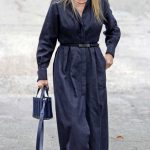 Gwyneth Paltrow in a Navy Dress Was Seen Out in Santa Barbara 05/03/2025