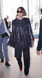 Halle Berry in a Black Pants