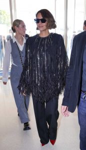 Halle Berry in a Black Pants