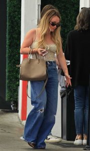 Hilary Duff in a Blue Jeans