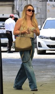 Hilary Duff in a Blue Jeans