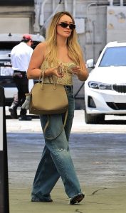 Hilary Duff in a Blue Jeans