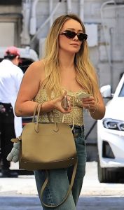 Hilary Duff in a Blue Jeans