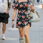 Jenni Falconer in a Floral Dress Was Seen Out in London 04/30/2025