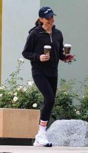 Jennifer Garner in a Blue Cap