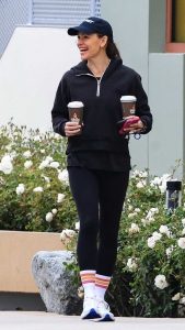 Jennifer Garner in a Blue Cap