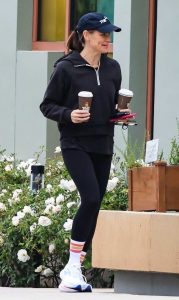 Jennifer Garner in a Blue Cap