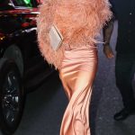 Jennifer Lopez in a Beige Dress Arrives at Ring Them Bells Celebration at Times Square in New York 05/19/2025