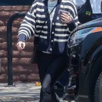 Kate Mara in a Striped Cardigan Was Seen Out in Los Feliz 05/15/2025