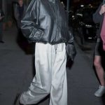 Kendall Jenner in a Black Leather Jacket Was Seen Out in Union Square in New York City 04/30/2025