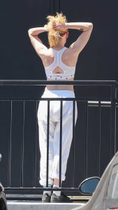 Kristen Stewart in a White Top