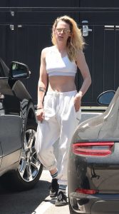 Kristen Stewart in a White Top