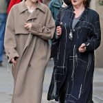Rebecca Ferguson in a Beige Coat Was Seen Out in Milan 05/10/2025